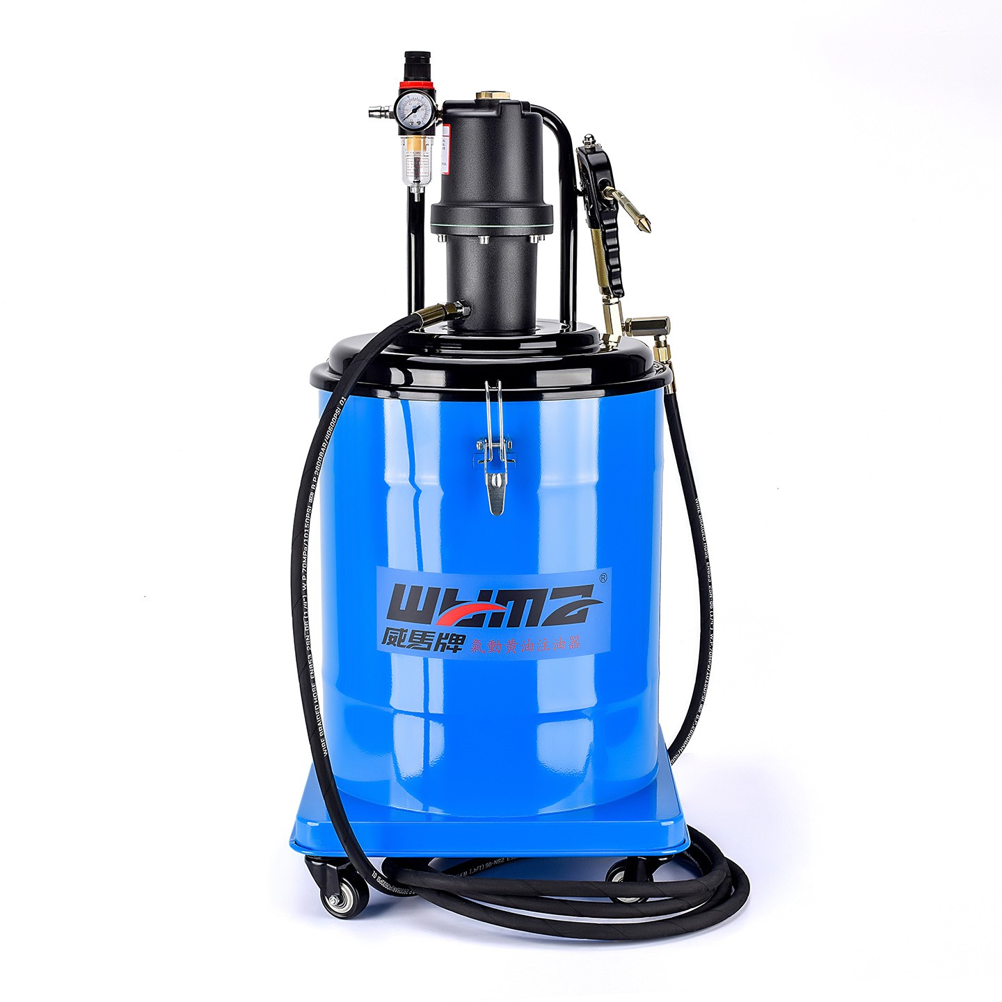 Bomba de grasa neumática de 40 l/12 gal